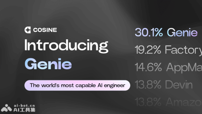 Genie – Cosine AI’s AI Programming Assistant | AI Toolset