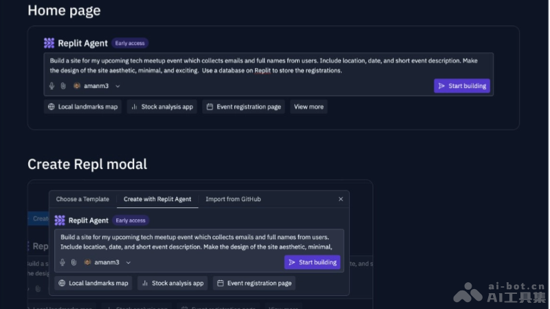 Replit Agent – AI programming tools launched by AI startup Replit | AI Tool Set