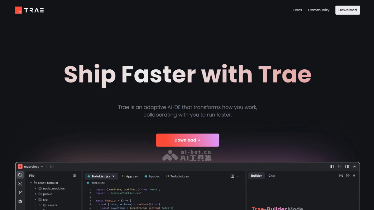 Trae – Free AI programming tools launched by ByteDance | AI Tool Set