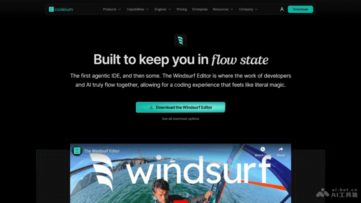 Windsurf – AI programming tools launched by Codeium | AI Tool Set